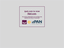 Tablet Screenshot of ipat.com