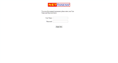 Desktop Screenshot of netassess.ipat.com
